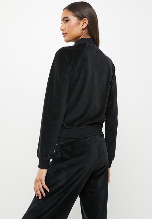 GUESS - G-charm logo track jacket - jet black