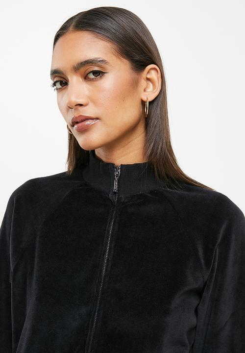 GUESS - G-charm logo track jacket - jet black