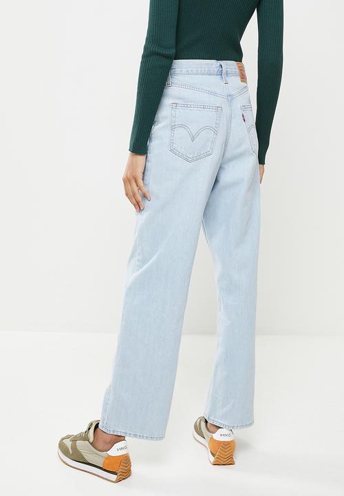 Levi’s® - High waisted straight joe flush - light blue