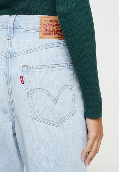 Levi’s® - High waisted straight joe flush - light blue