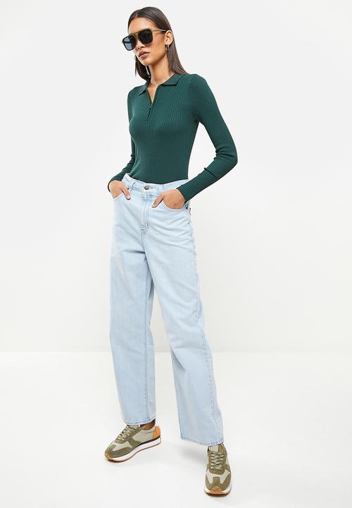 Levi’s® - High waisted straight joe flush - light blue