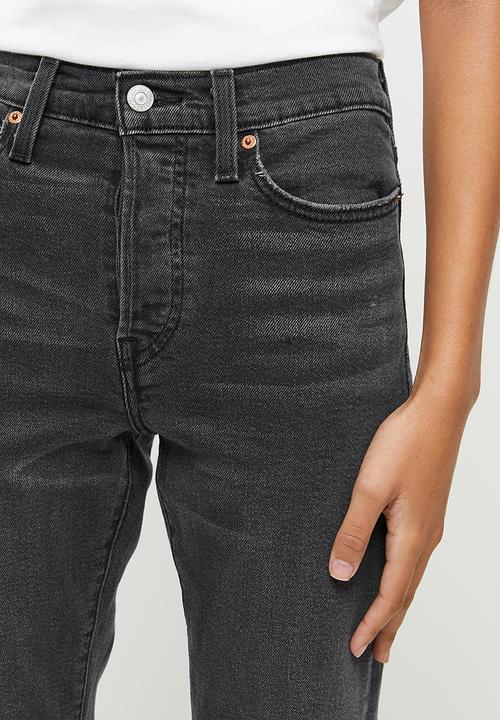 Levi’s® - Wedgie straight cut and dry jeans - black