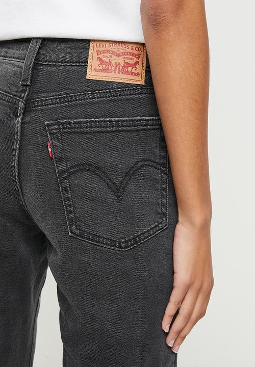 Levi’s® - Wedgie straight cut and dry jeans - black