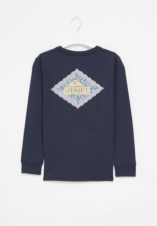 Quiksilver - Nineties son long sleeve youth - navy blazer
