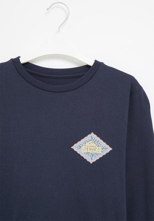 Quiksilver - Nineties son long sleeve youth - navy blazer