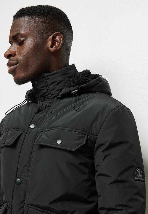 Lark & Crosse - Drak technical padded parka - black