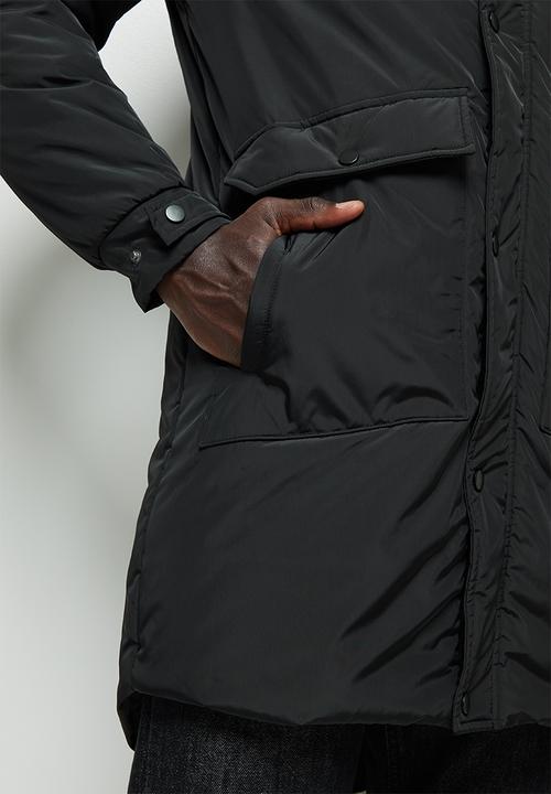 Lark & Crosse - Drak technical padded parka - black