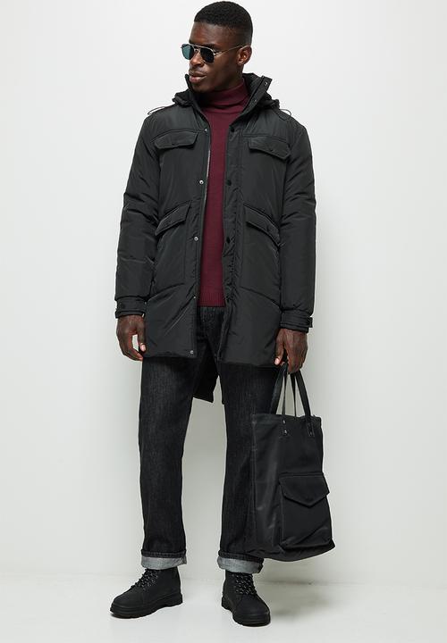 Lark & Crosse - Drak technical padded parka - black