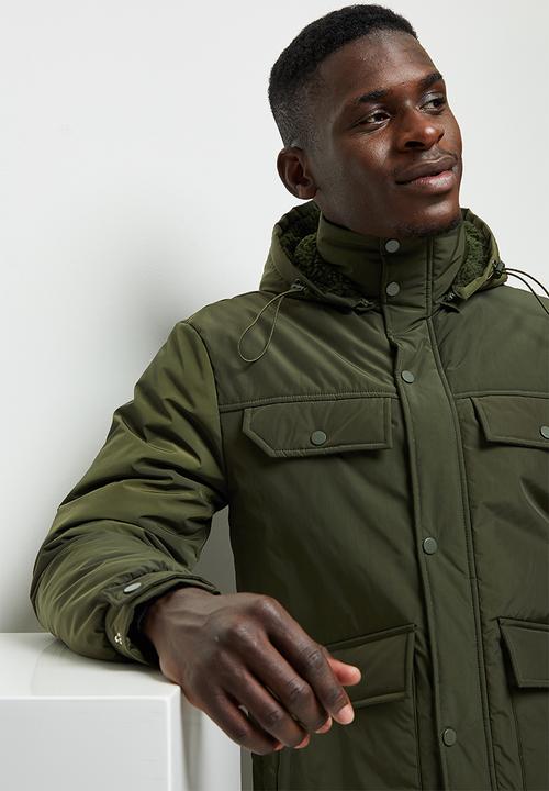 Lark & Crosse - Drak technical padded parka - khaki green