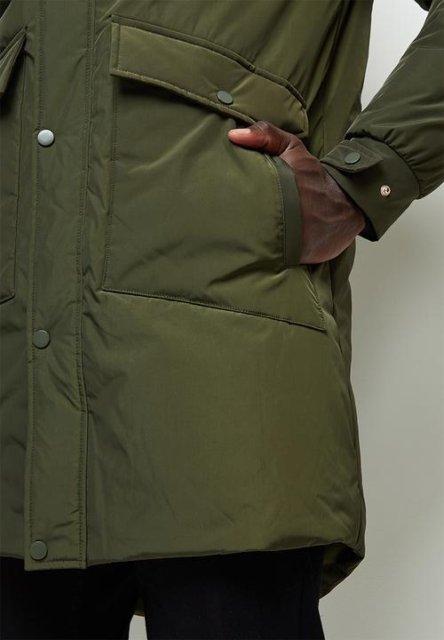 Lark & Crosse - Drak technical padded parka - khaki green