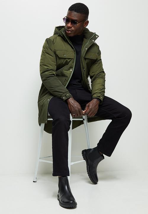 Lark & Crosse - Drak technical padded parka - khaki green