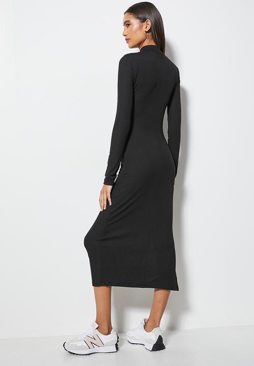 Superbalist - Ruched bodycon - black