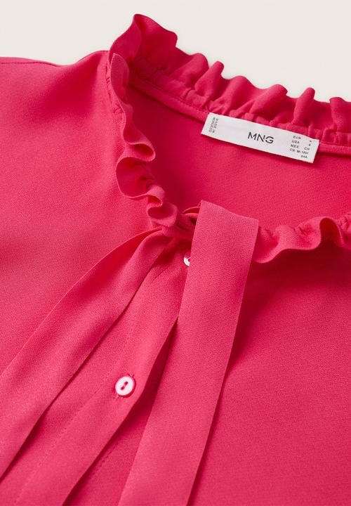 MANGO - Blouse fru - bright pink