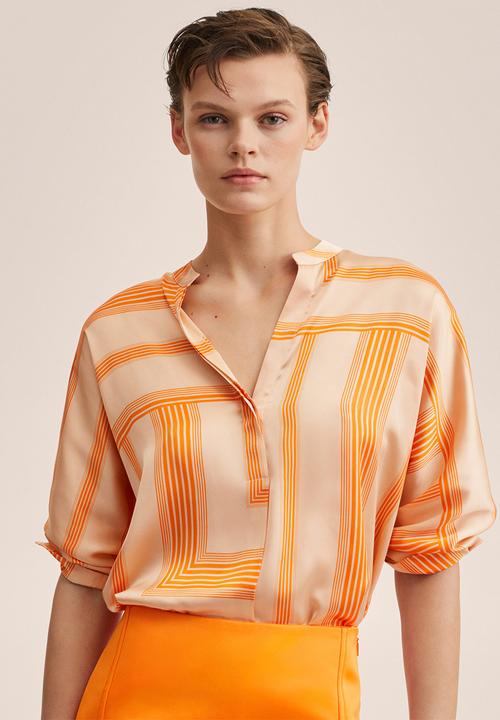 MANGO - Blouse vivian - orange