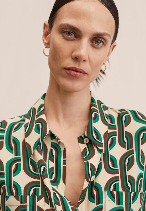 MANGO - Blouse cosima - light pastel green