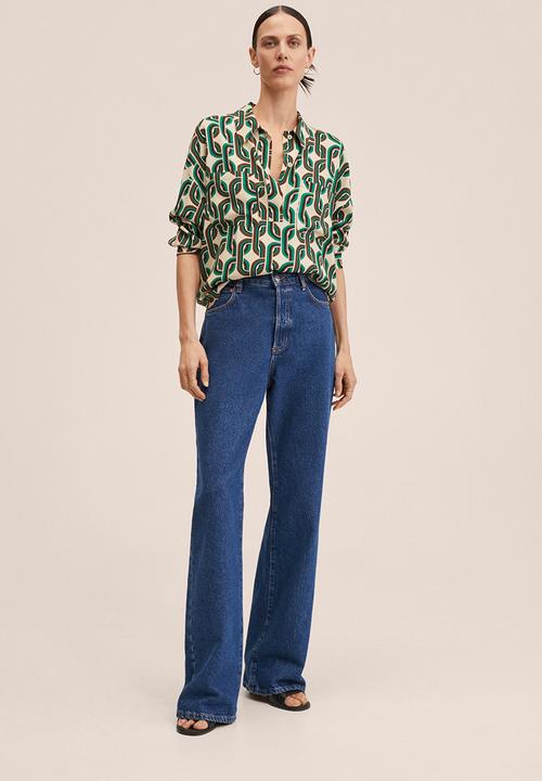 MANGO - Blouse cosima - light pastel green