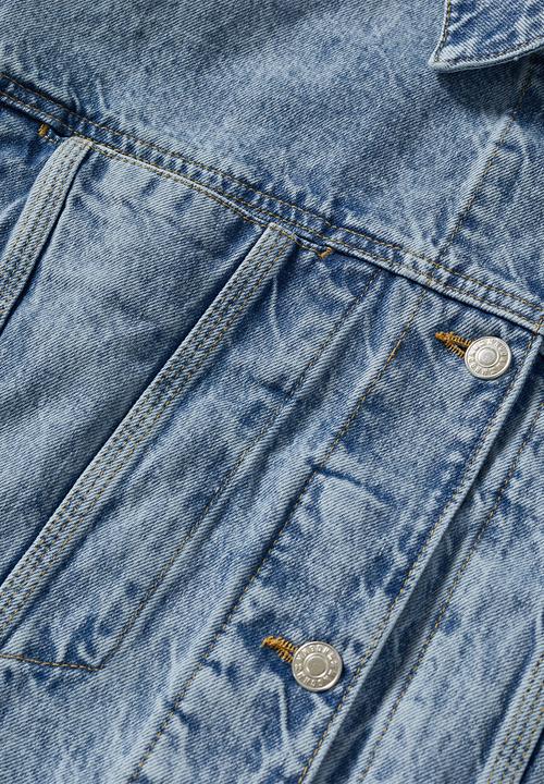 MANGO - Jacket amalien - open blue