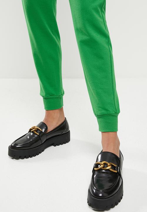 Me&B - Cotton fleece pants - green