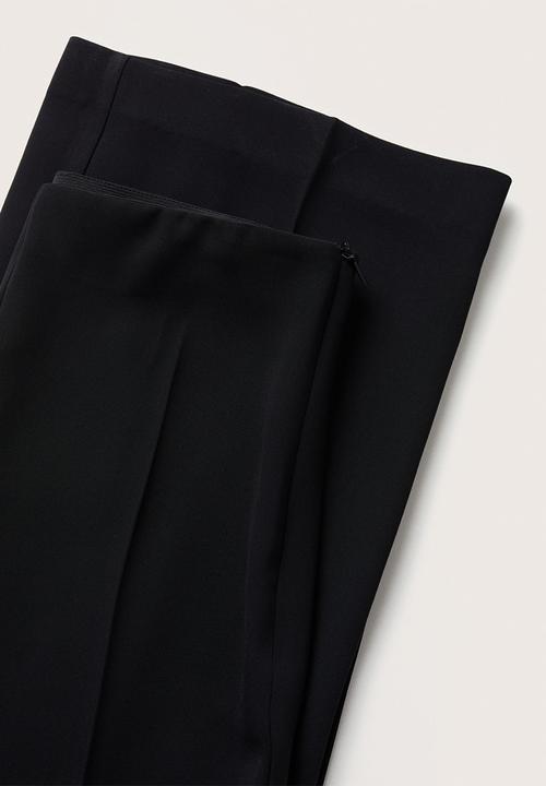 MANGO - Trousers palachin - black