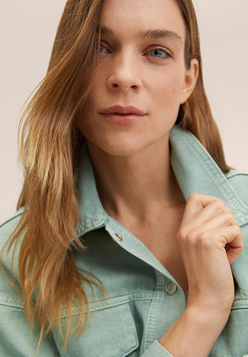 MANGO - Shirt aimee - aqua