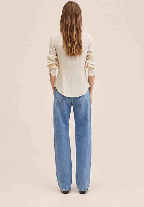 MANGO - Shirt eight - light beige