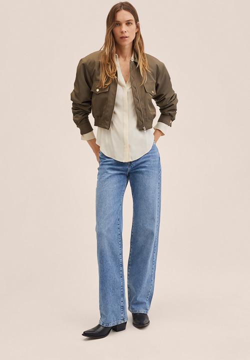 MANGO - Shirt eight - light beige