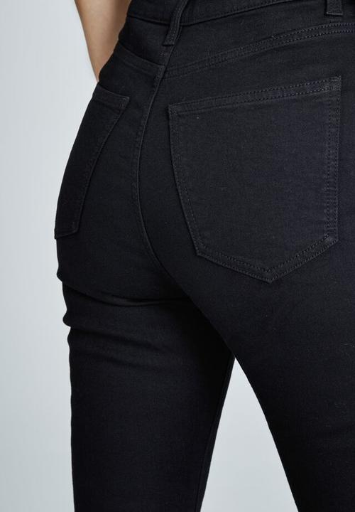 Cotton On - High rise cropped skinny jean - true black