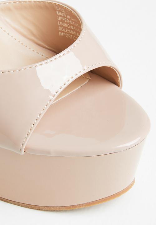 Rock & Co - Diablo 1 ankle tie platform heel - neutral