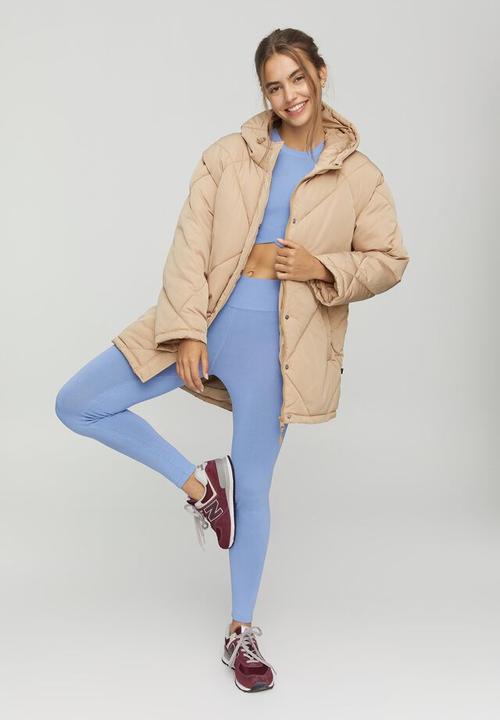 Cotton On - The recycled mid length mother puffer 2.0 - incense