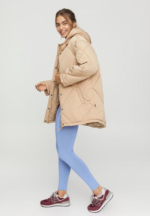 Cotton On - The recycled mid length mother puffer 2.0 - incense
