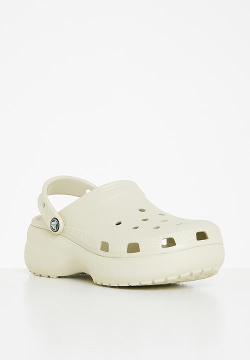 Crocs - Classic platform clog w - bone