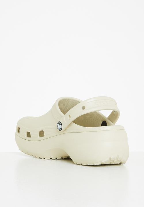Crocs - Classic platform clog w - bone