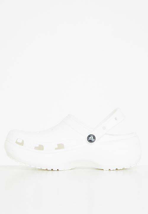 Crocs - Classic platform clog w - white
