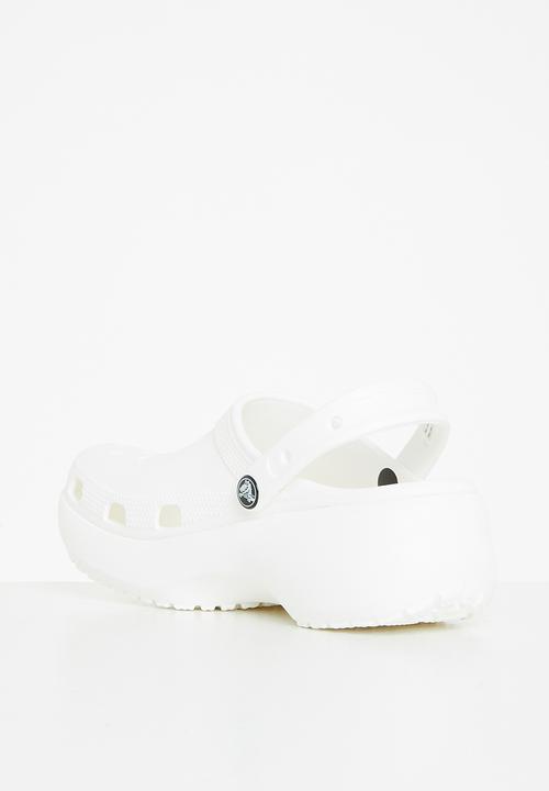 Crocs - Classic platform clog w - white