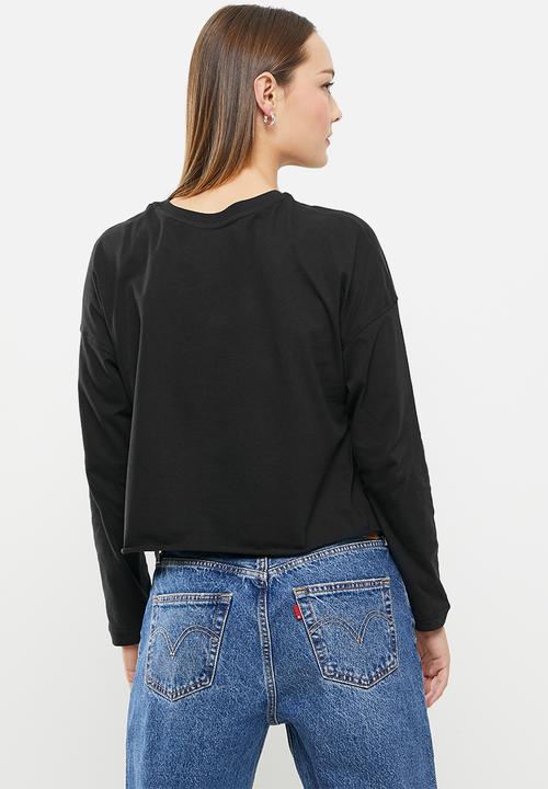 Roxy - Colors of autumn a long sleeve tee - black