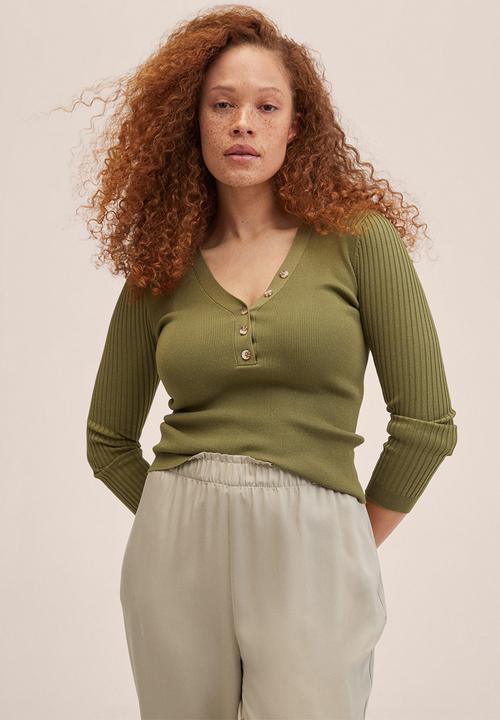 MANGO - Trousers fluido - light pastel grey