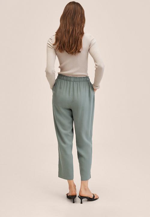 MANGO - Trousers fluido - beige/khaki
