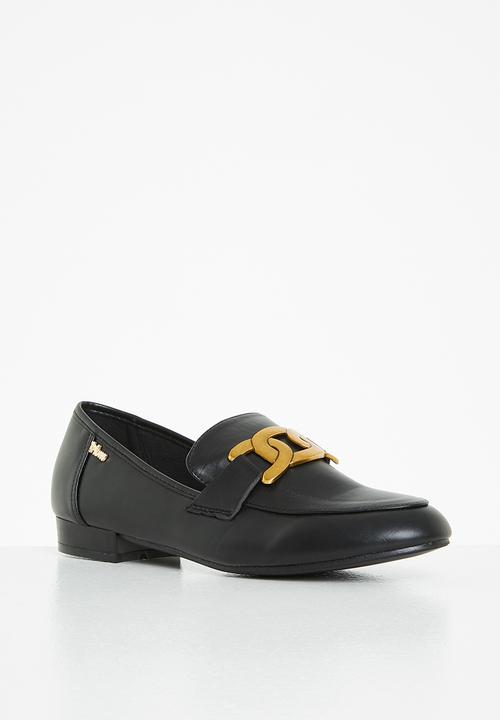 Plum - Harmony chain loafer - black 