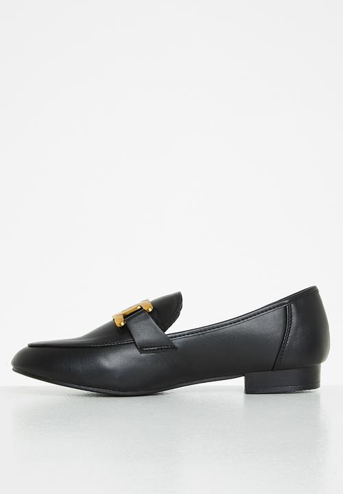Plum - Harmony chain loafer - black 