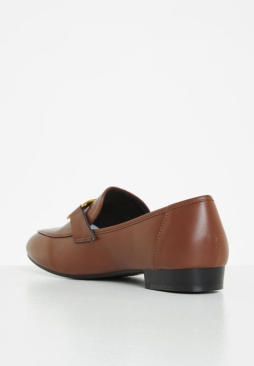 Plum - Harmony chain loafer - brown