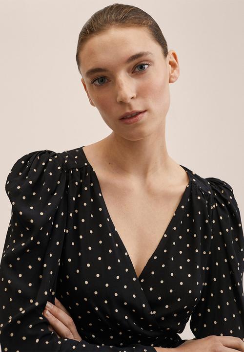 MANGO - Dress topacio - black