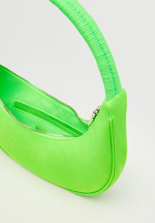 MANGO - Fluorine baguette bag - green