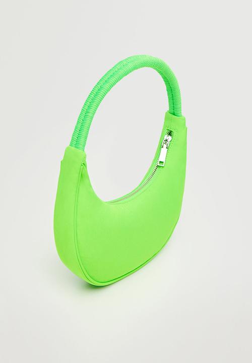 MANGO - Fluorine baguette bag - green