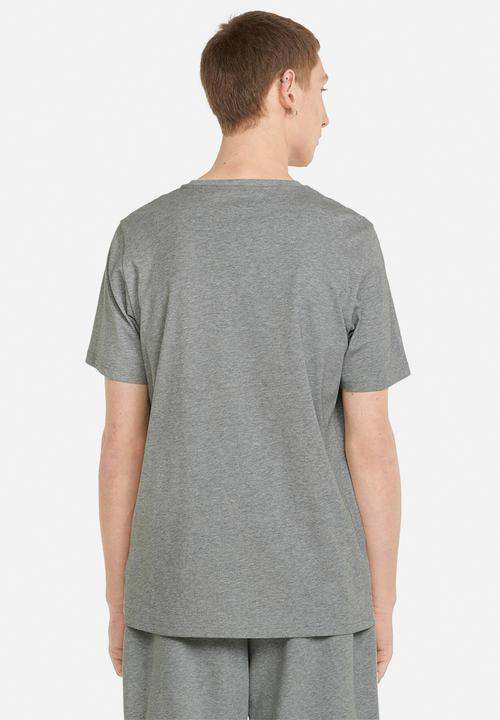 PUMA - Cat graphic tee - medium gray heather