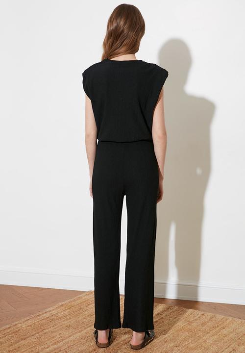 Koton - Padded knitted bottom & top set - black