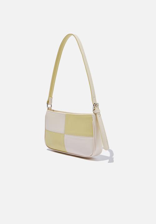 Rubi - Lexi underarm bag - green patchwork