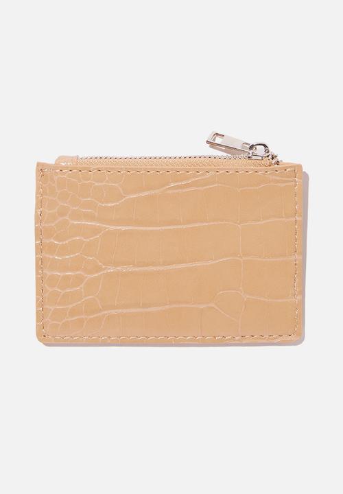 Rubi - Daisy cardholder - soft camel texture