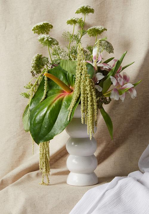 Typo - Shape shifter vase - bubble true white