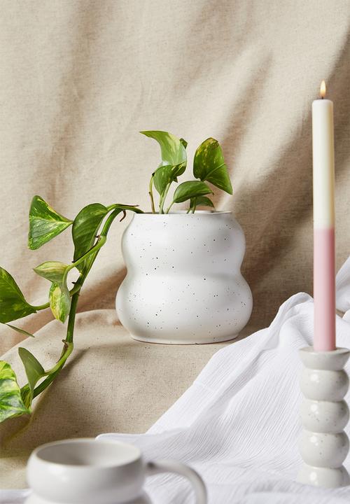 Typo - Shape shifter planter - bubble true white