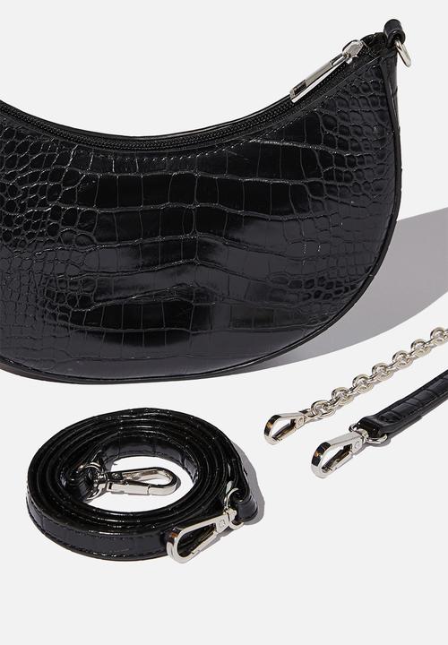 Rubi - Sadie shoulder bag - black texture